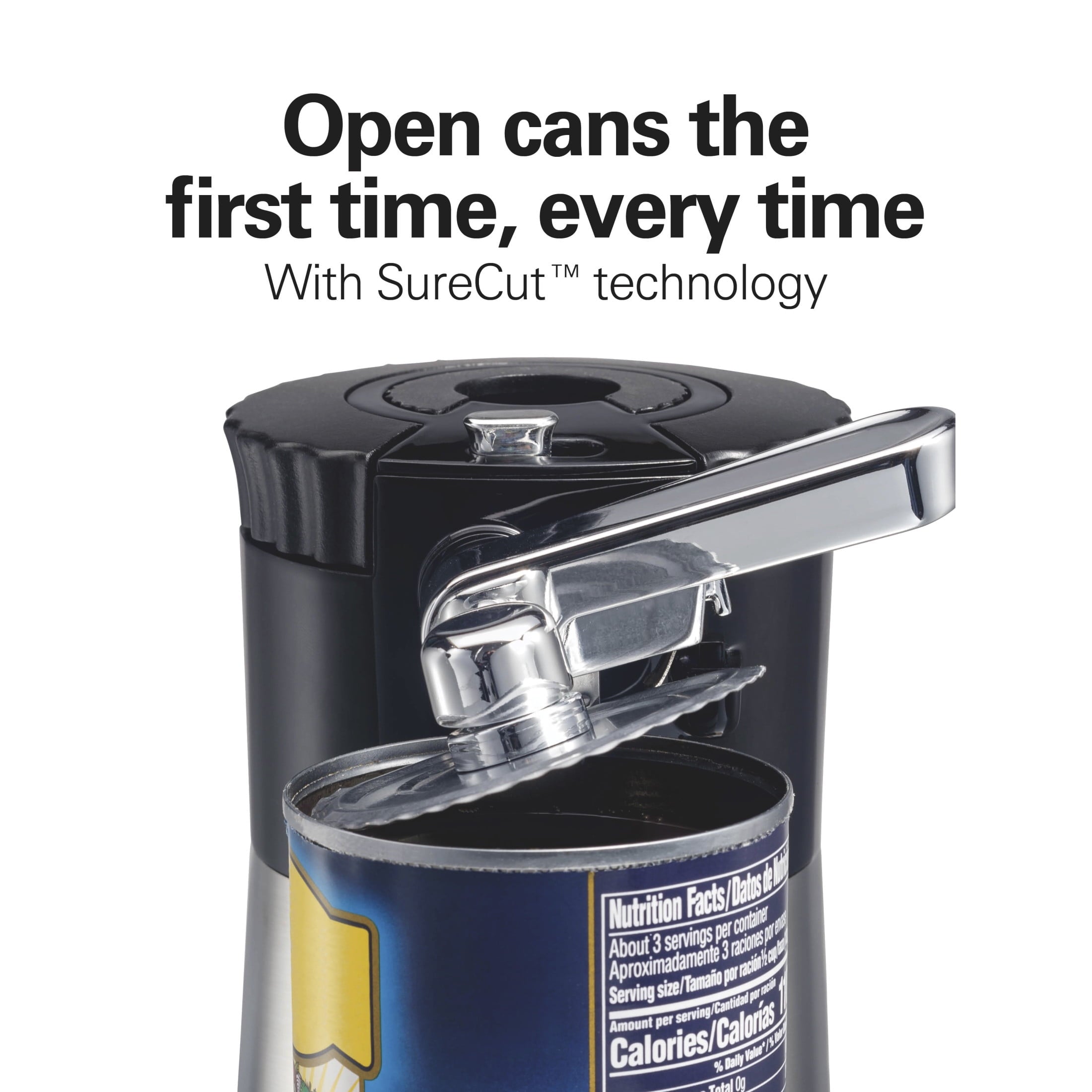 Automatic Electric Can Opener with Tools, Stainless Steel