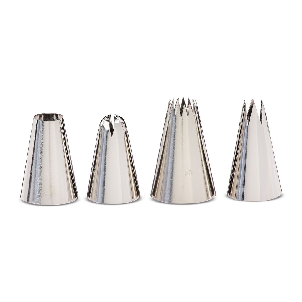 Large Decorating Tips, 4 Pieces