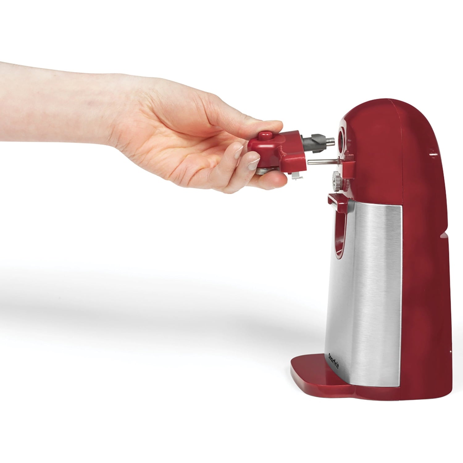 3-in-1 Electric Can Opener, Red, 024715-003-0000