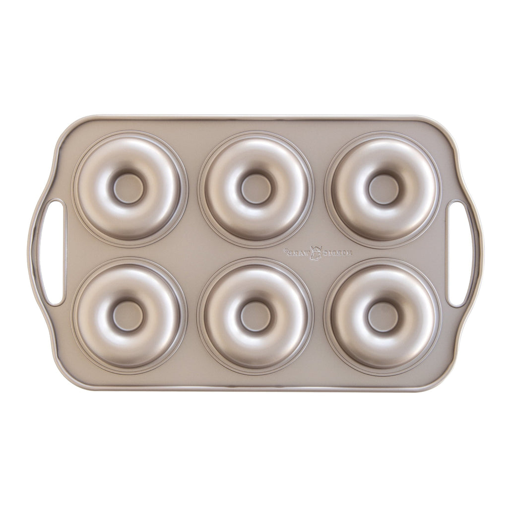 6 Cavity Nonstick Steel Donut Pan