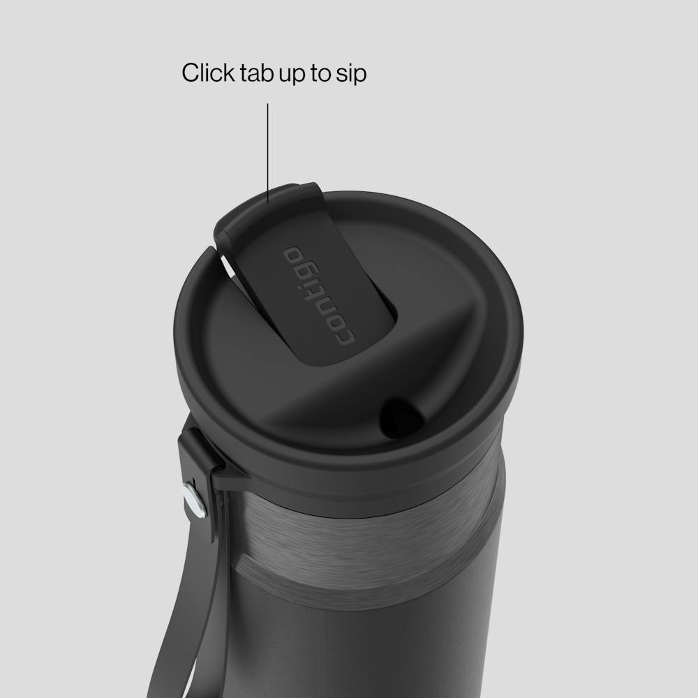 24oz SnapSeal™ Bottle - Licorice Gunmetal