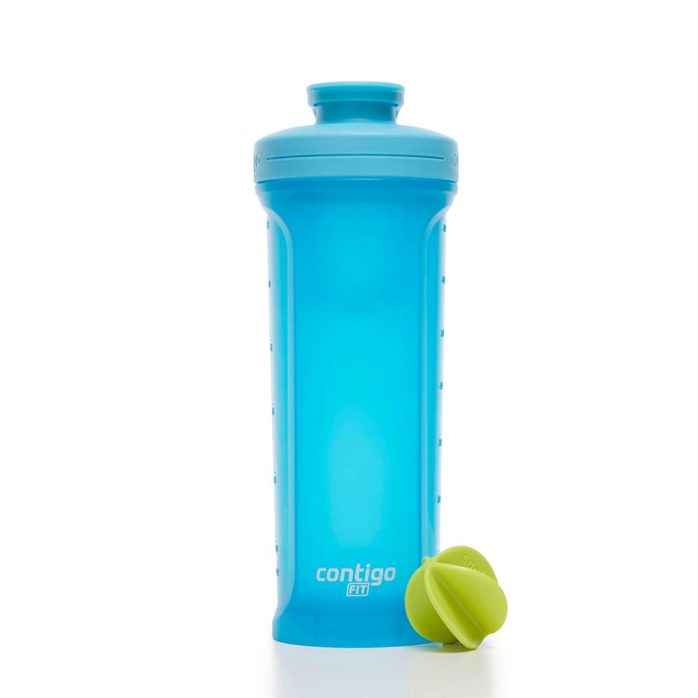 Shake & Go Fit 2.0, Mixer Bottle with Microban, 28oz, Blue Raspberry