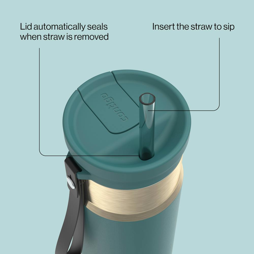 24oz SnapSeal™ Bottle - Mineral Teal Champagne