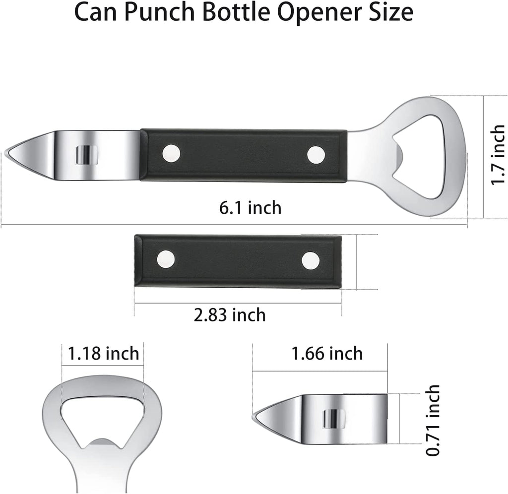 Bottle Opener, Manual Stainless Steel Opener 1 Pack