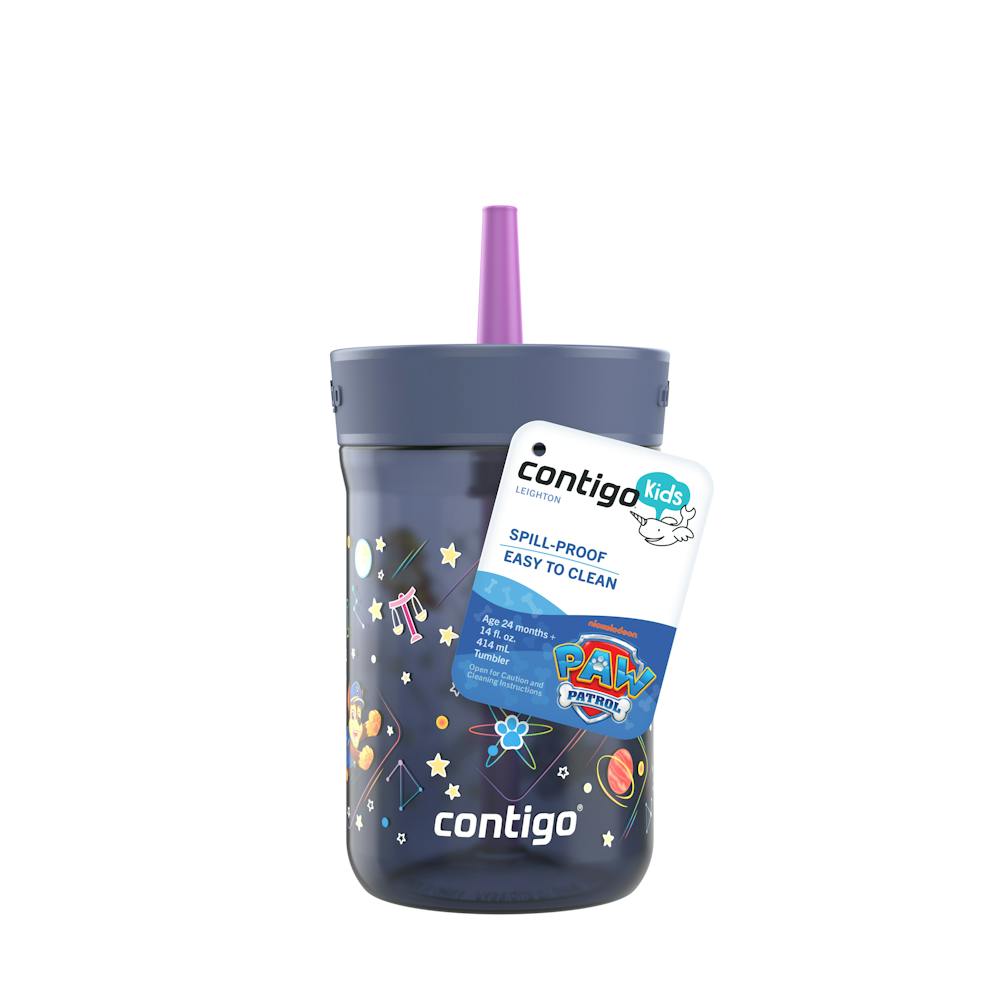 Kids Leighton Spill-Proof Tumbler with Straw, 14oz. - Space Zodiac