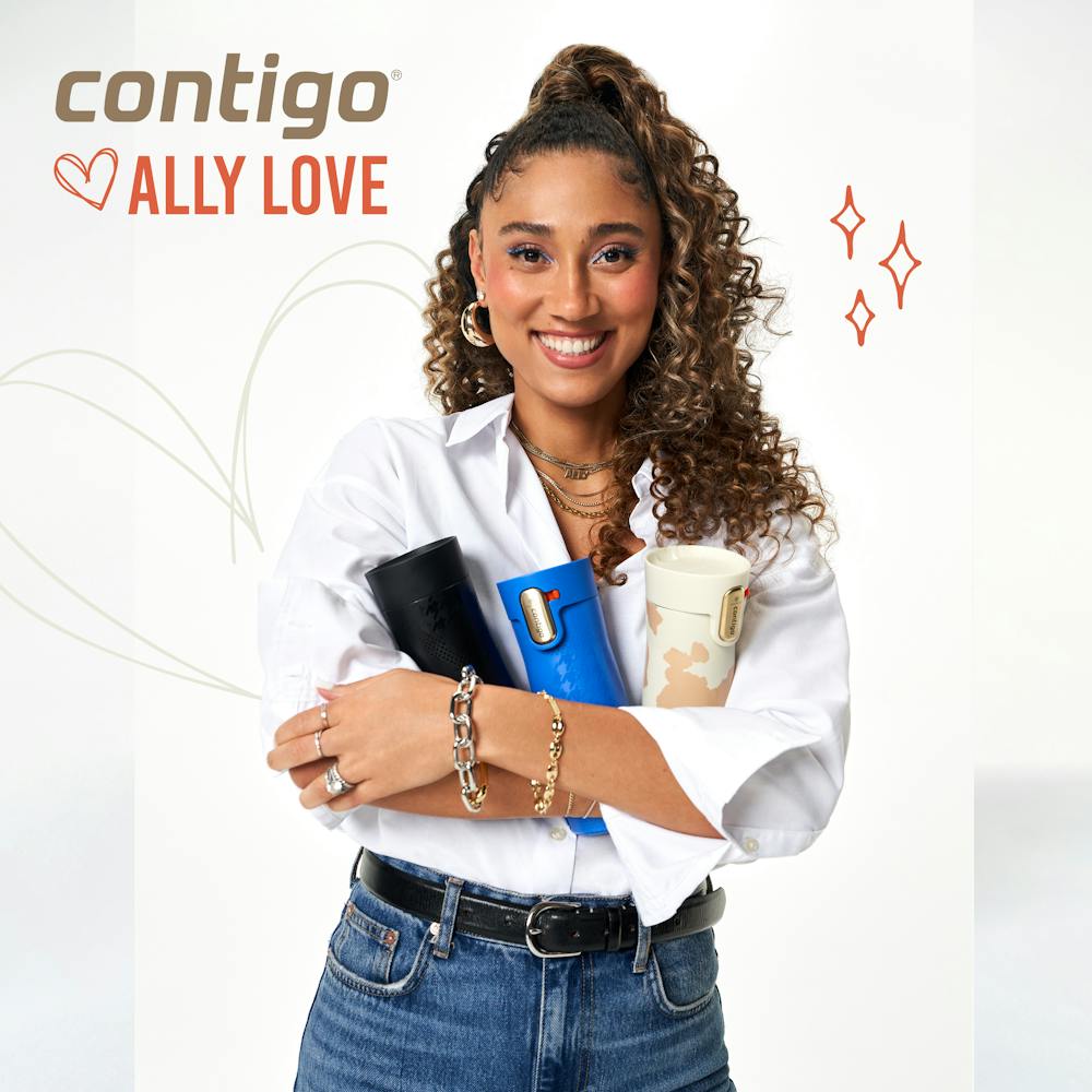 Contigo® x Ally Love West Loop 3.0 Stainless Steel Travel Mug with AUTOSEAL® Easy-Clean Lid, 16oz - Licorice