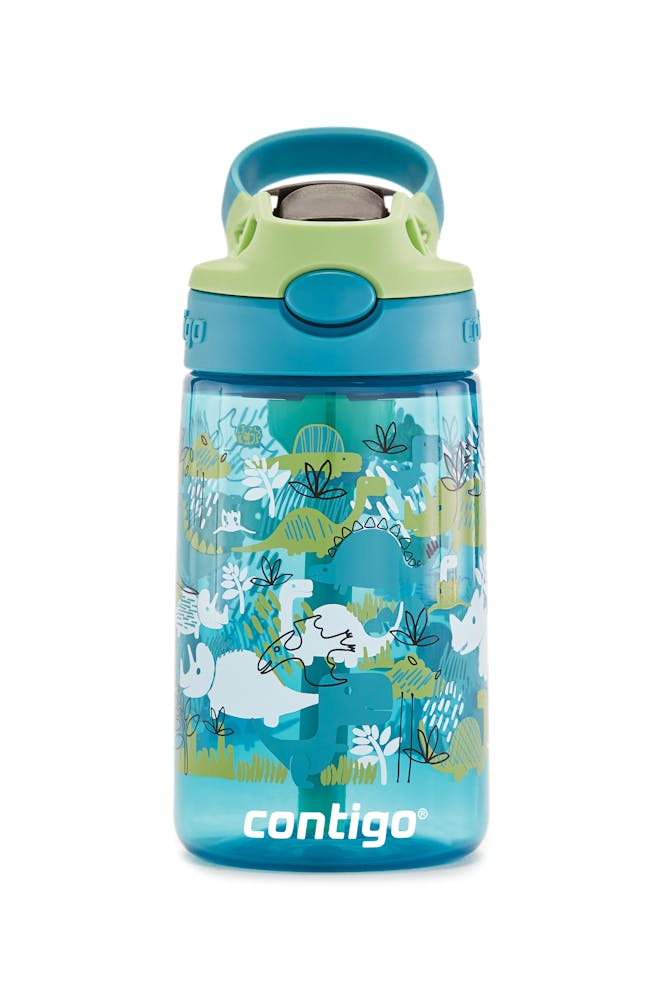 Contigo® Kids Straw Water Bottle with AUTOSPOUT® Lid, 14oz - Dinos