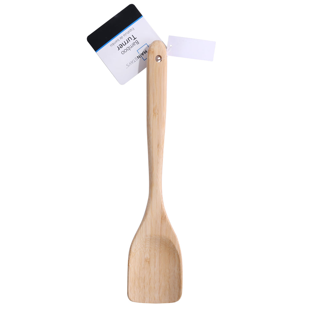Bamboo Turner, Crafted , Cooking and Kitchen, 12.99 x 2.67 x 0.59 inch.