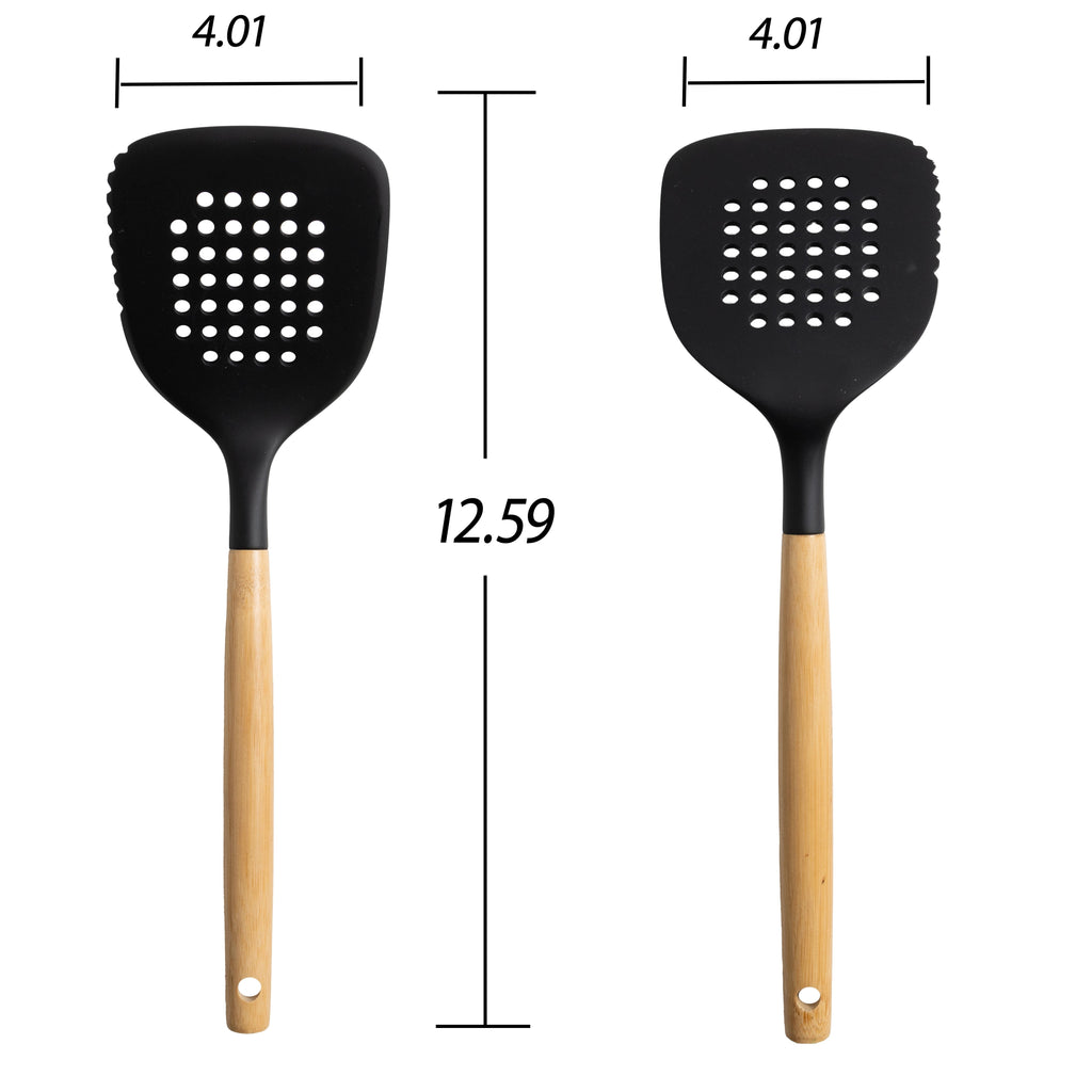Kitchen and Cooking Utensil Turner, 13" L, Black