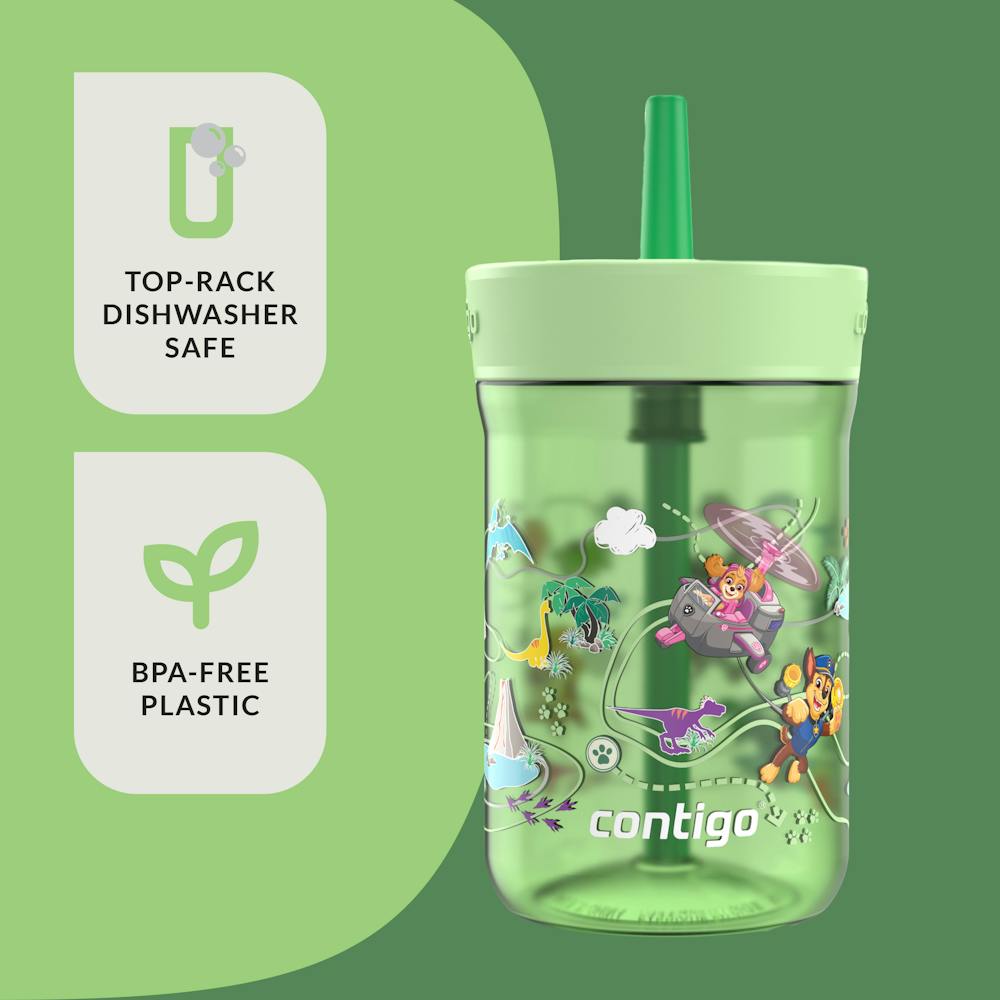 Kids Leighton Spill-Proof Tumbler with Straw, 14oz. - Dino Treks