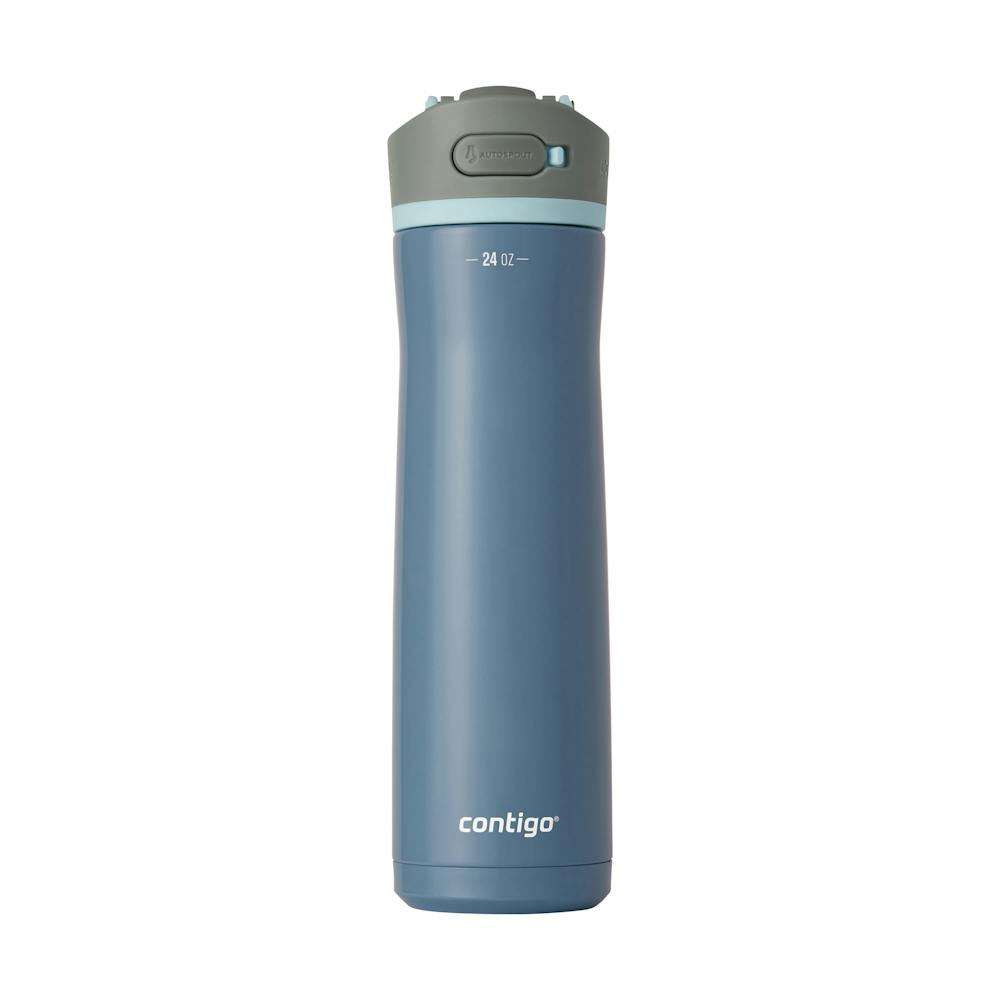 Contigo® Wells Chill Stainless Steel Filter Water Bottle with AUTOSPOUT® Straw Lid, 24 Oz. - Dark Ice