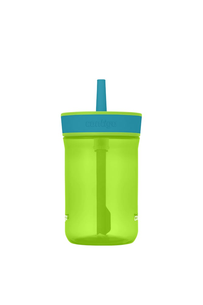Contigo® Kids Leighton Spill-Proof Tumbler with Straw, 14 oz - Cool Lime Juniper