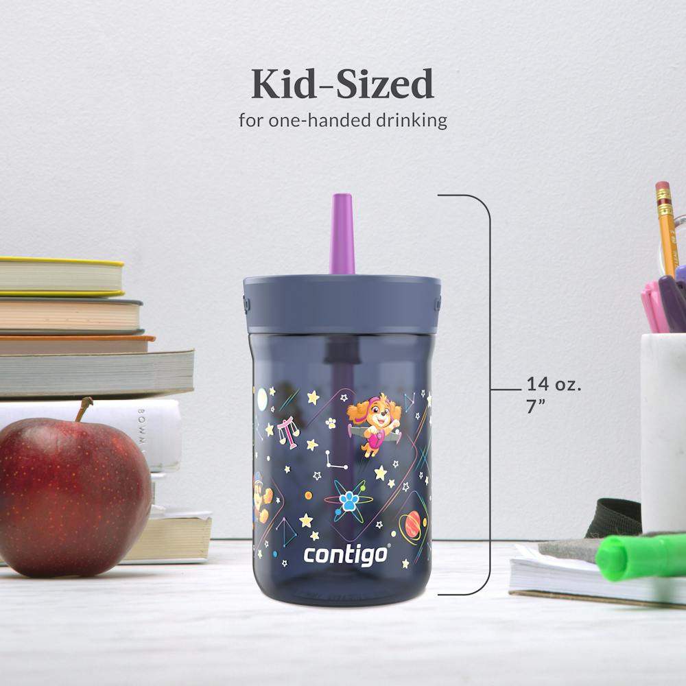 Kids Leighton Spill-Proof Tumbler with Straw, 14oz. - Space Zodiac