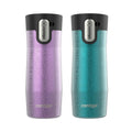 Contigo® West Loop 3.0 Stainless Steel Travel Mug with AUTOSEAL® Lid, 16oz, 2-Pack - Crystal Pansy & Crystal Juniper