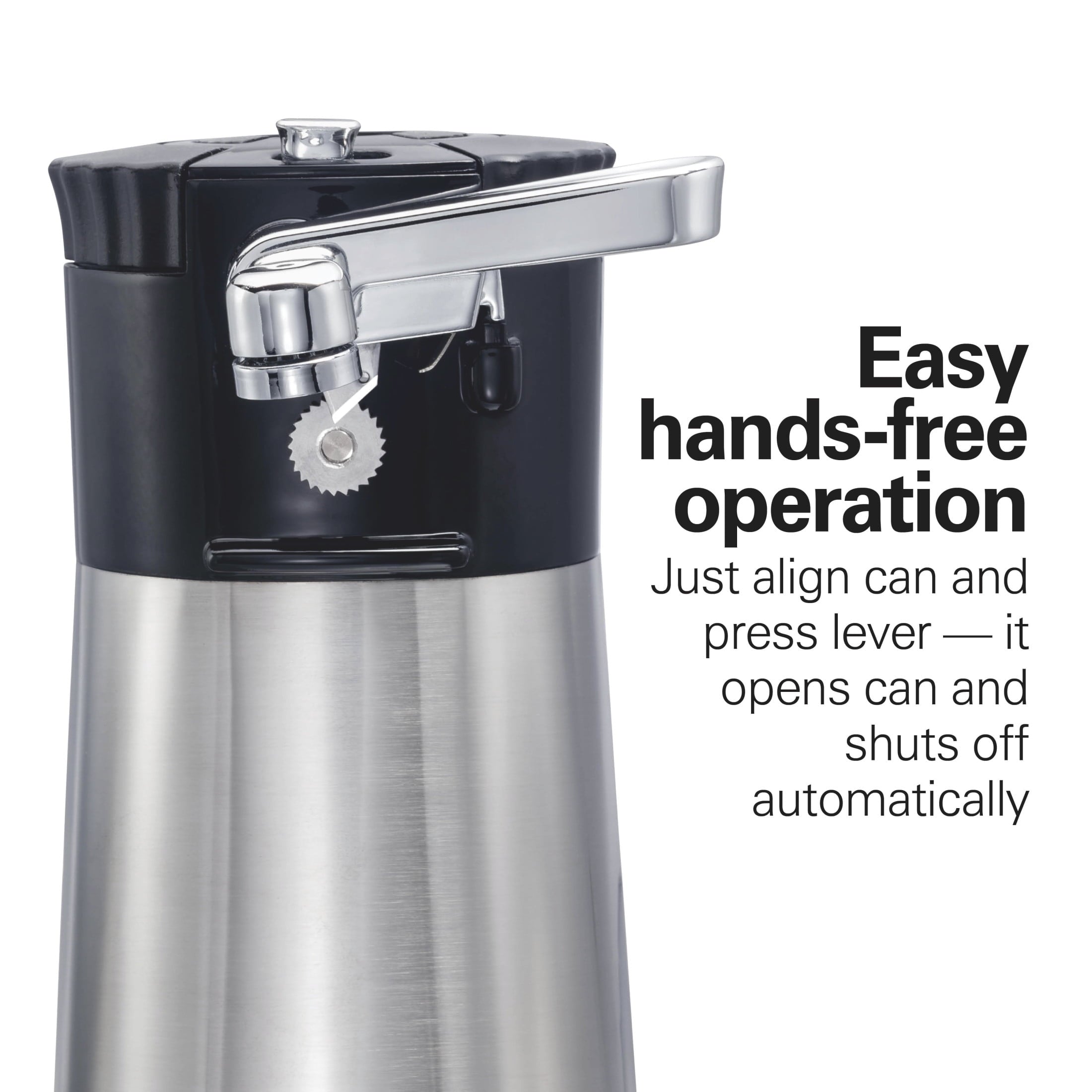 Automatic Electric Can Opener with Tools, Stainless Steel
