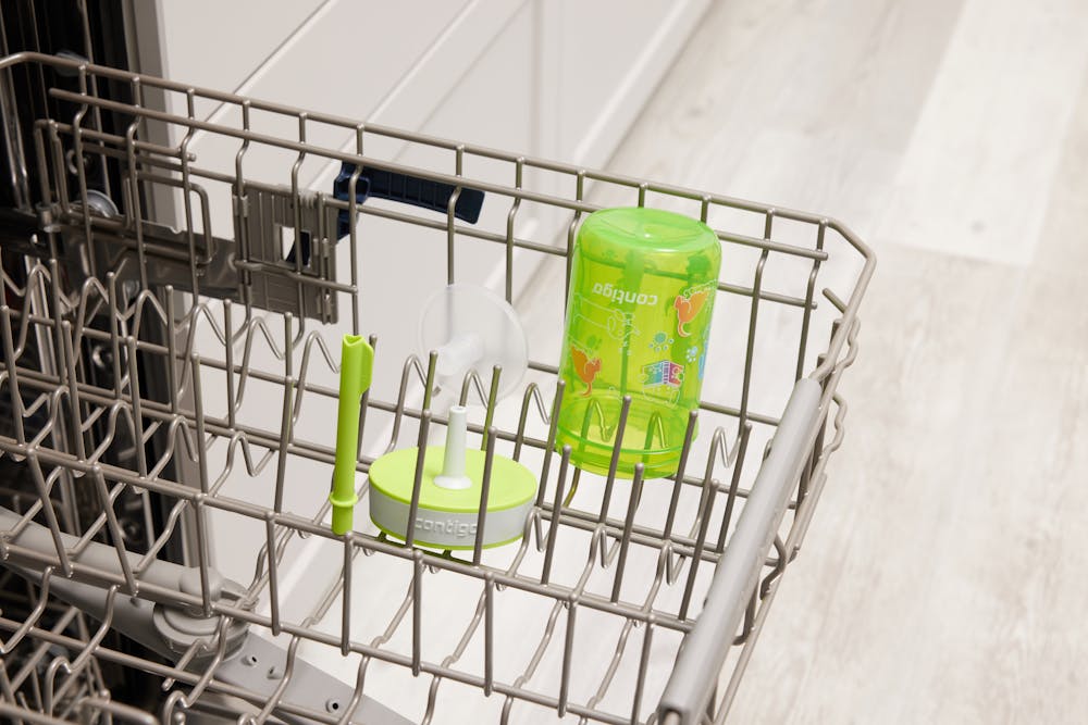 Kids’ Leighton Straw Tumbler with Spill-Proof Lid, 14oz - Dogs Doing Things & Spacecraft