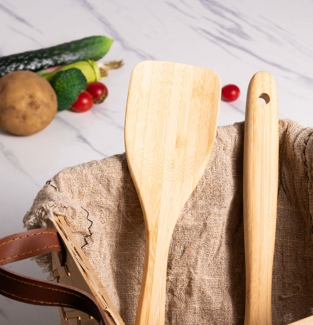 Bamboo Turner, Crafted , Cooking and Kitchen, 12.99 x 2.67 x 0.59 inch.