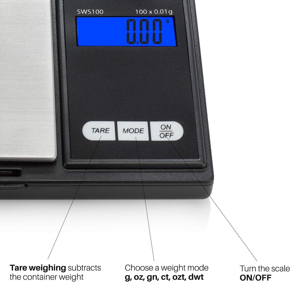 and Spice Cooking Food Kitchen Diet Scale Pocket Sized Digital Gram Scale Portable Jewelry Weight Scale