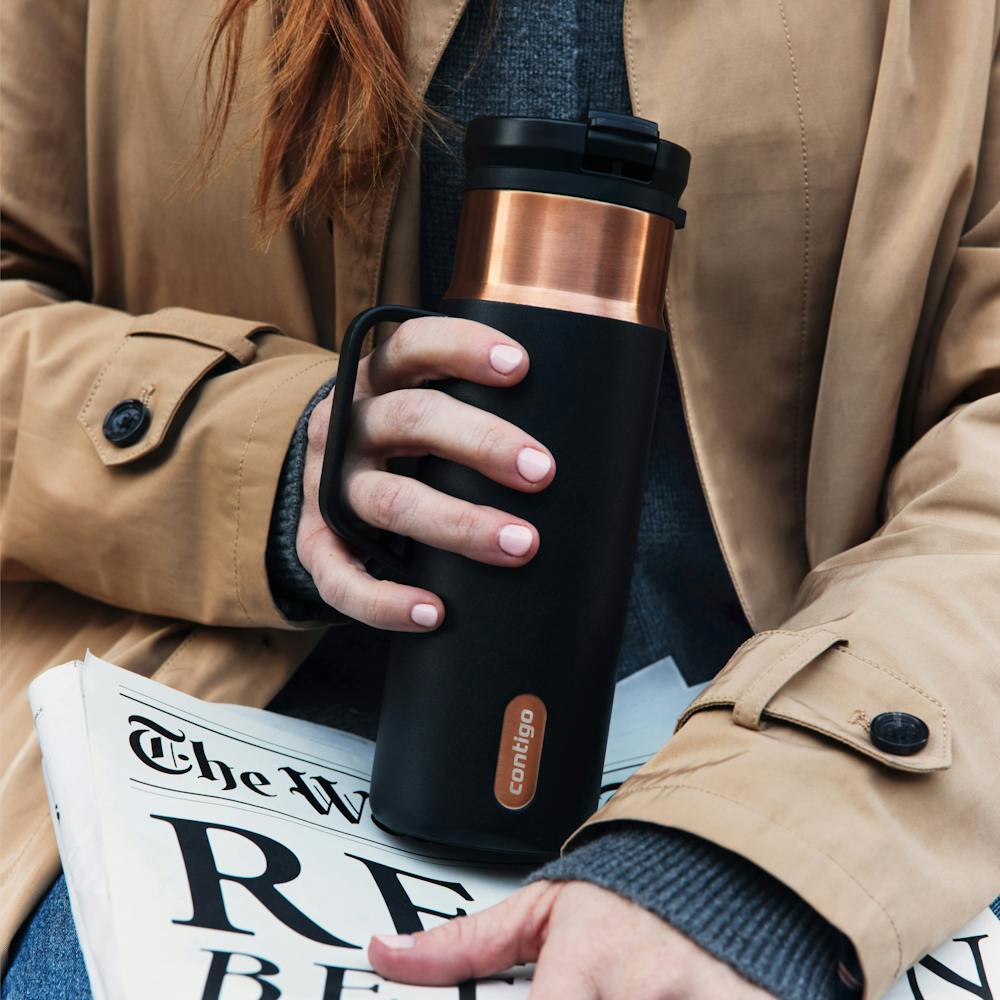 20 oz SnapSeal™ Bottle w/Handle - Oatmilk Champagne