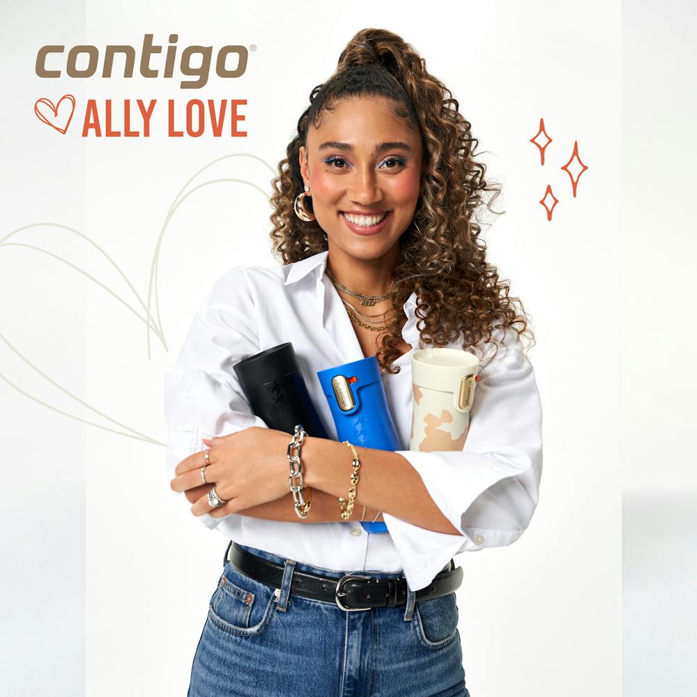 Contigo® x Ally Love West Loop 3.0 Stainless Steel Travel Mug with AUTOSEAL® Easy-Clean Lid, 16oz - Oatmilk
