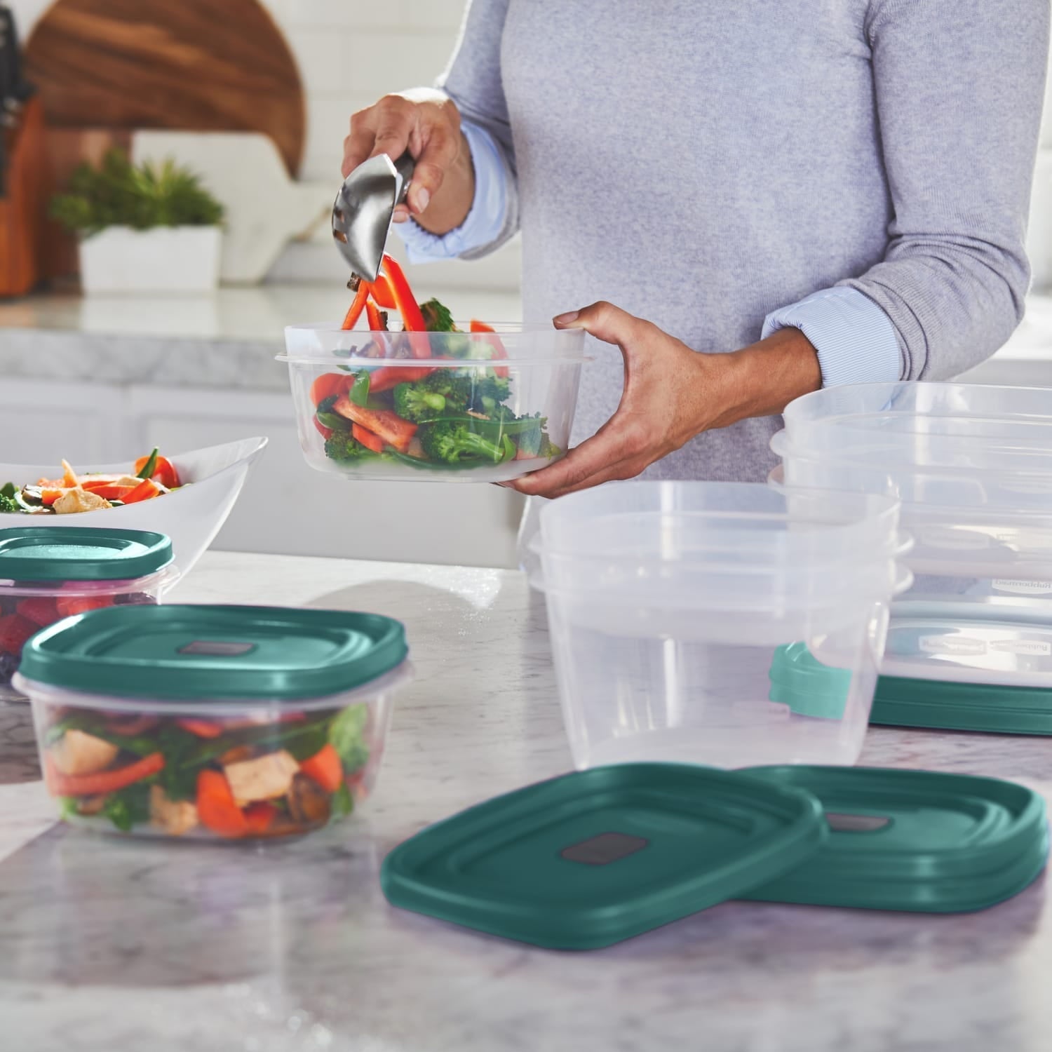 26pc Set with Vents, Blue Spruce