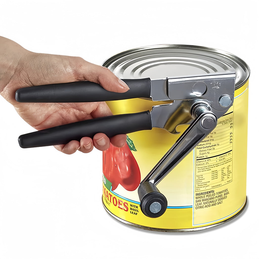 Opener Stainless Steel Opener Manual Heavy Duty, Premium Hand Held Opener with Bottle Opener, Erg...