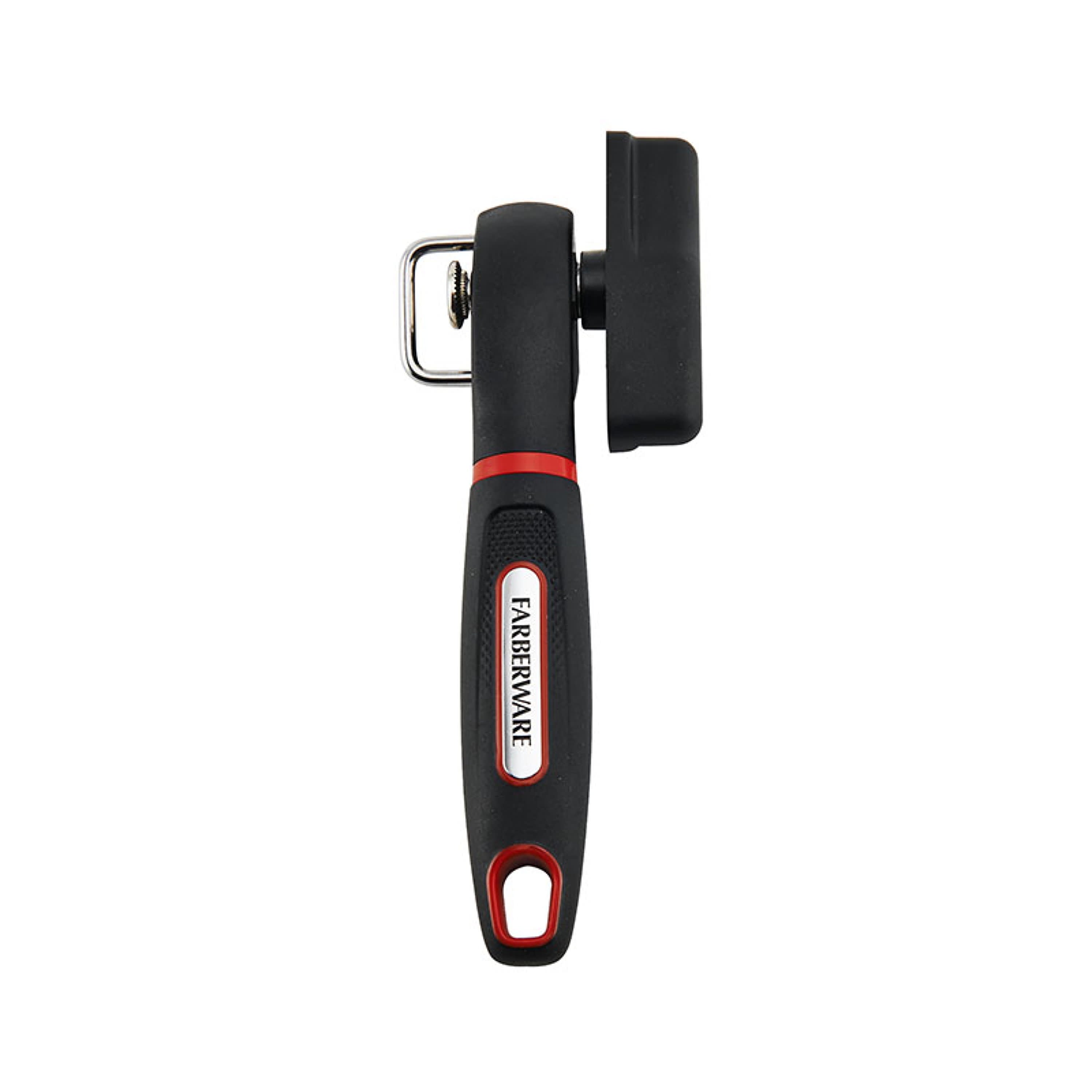 Can Opener in Black with Red Accents