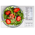 Digital Nutritional Food Scale, LCD Display , Calorie Meal Prep, Weight Loss, Silver