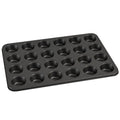 24 Cavity Mini Muffin Pan, Non-Stick Bakeware,1.8 inch Diameter Cups,Gray,Carbon Steel