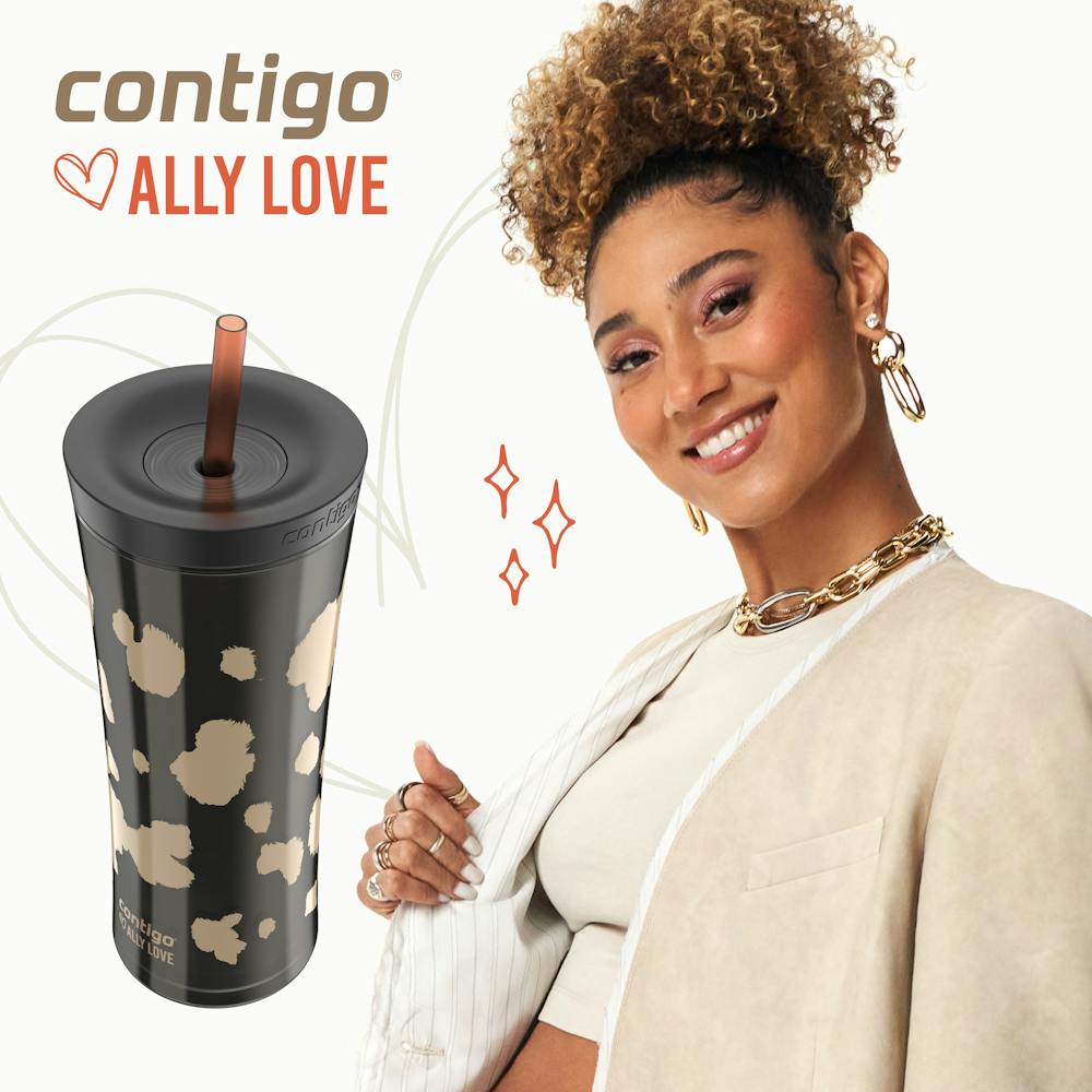 Contigo® x Ally Love Streeterville AUTOCLOSE® Shake & Go® Tumbler, 20oz - Licorice