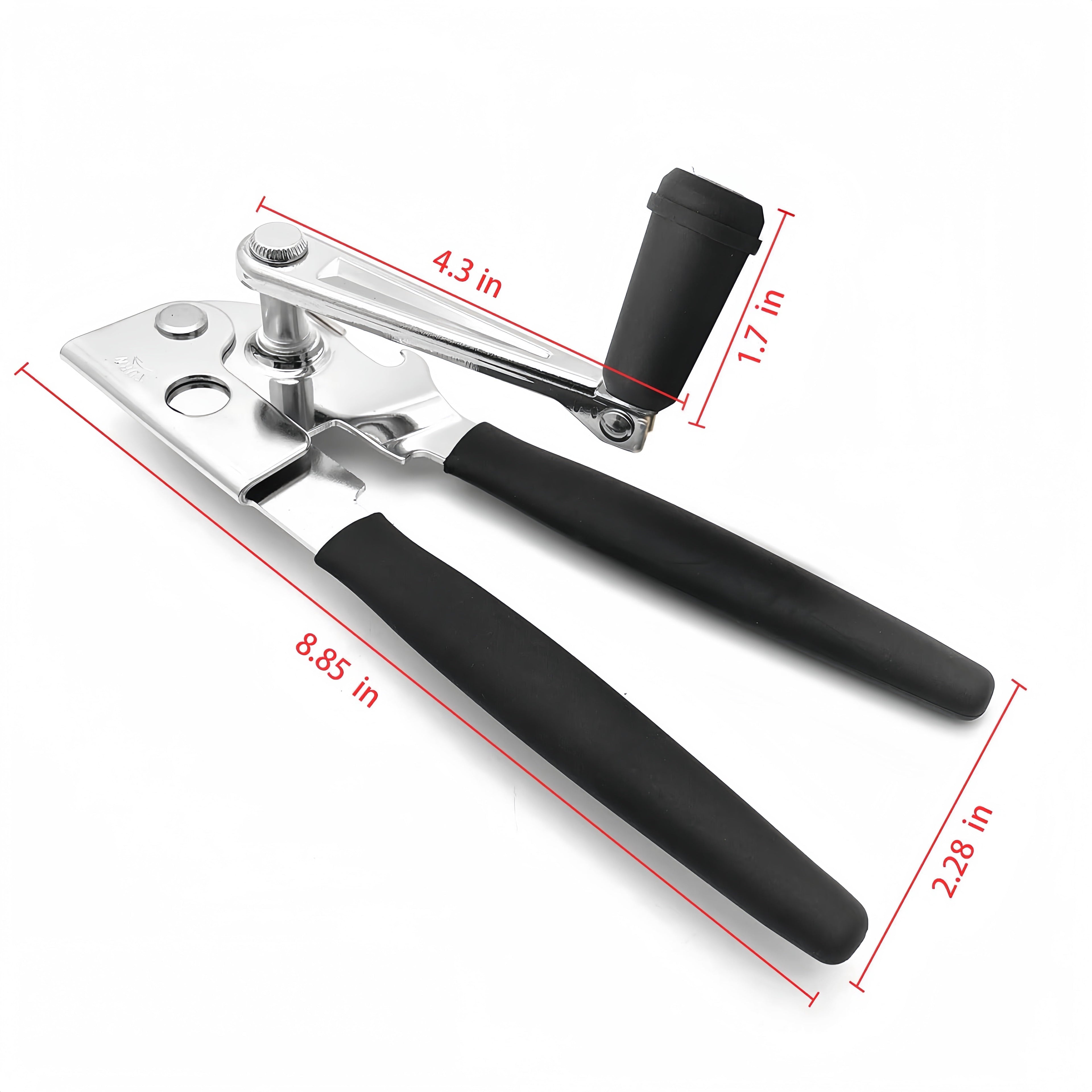 Opener Stainless Steel Opener Manual Heavy Duty, Premium Hand Held Opener with Bottle Opener, Erg...