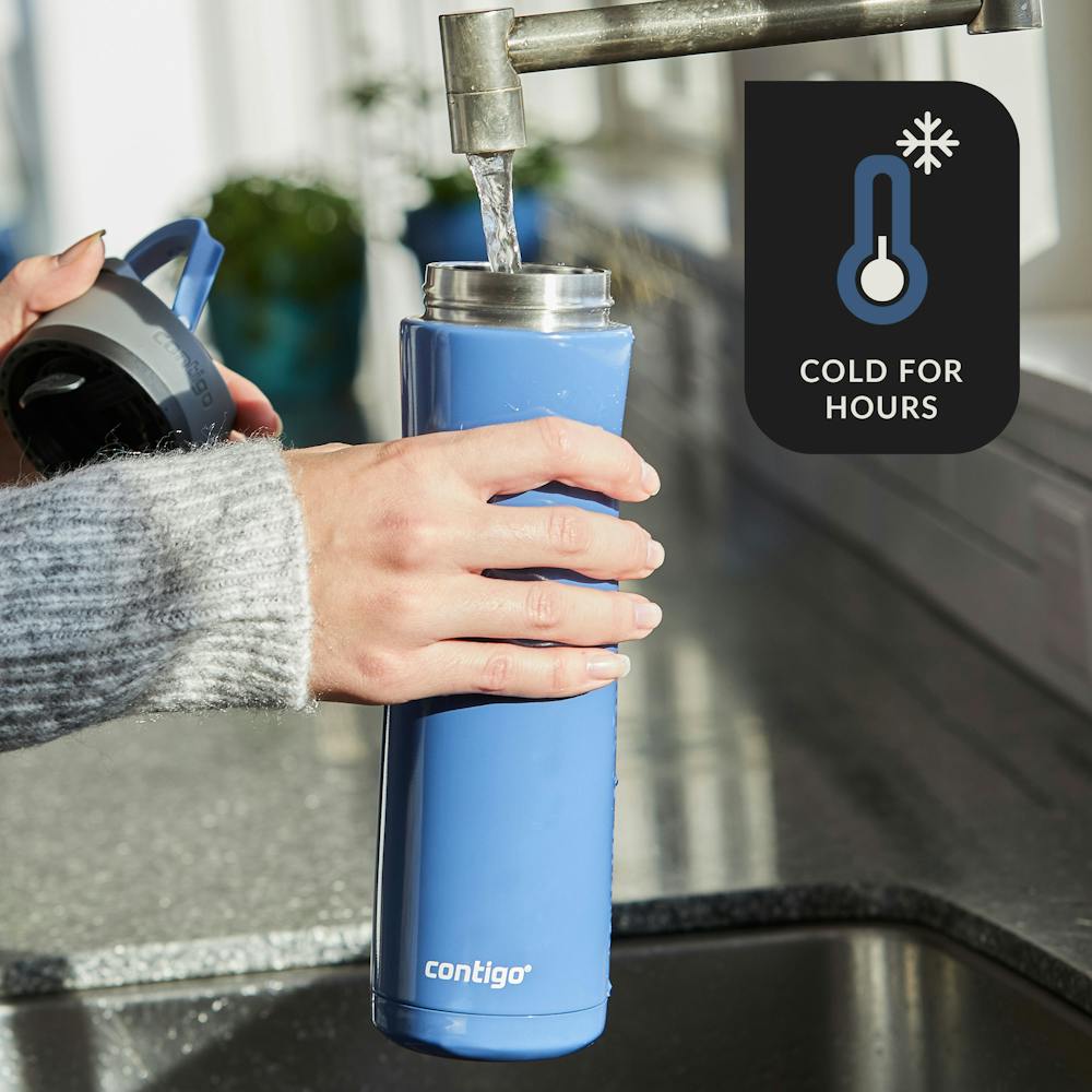 Contigo® Ashland Chill 2.0 Stainless Steel Water Bottle with AUTOSPOUT® Lid, 24oz - Blue Corn