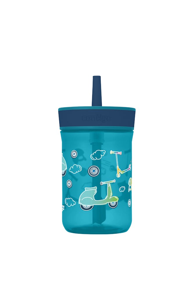 Contigo® Kids Leighton Spill-Proof Tumbler with Straw, 14 oz - Juniper with Scootin' By