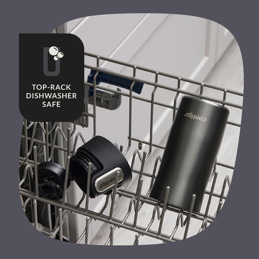 Contigo® AUTOSEAL® West Loop Vacuum-Insulated Stainless Steel Travel Mug with Easy-Clean Lid, 12 oz - Transparent Sake