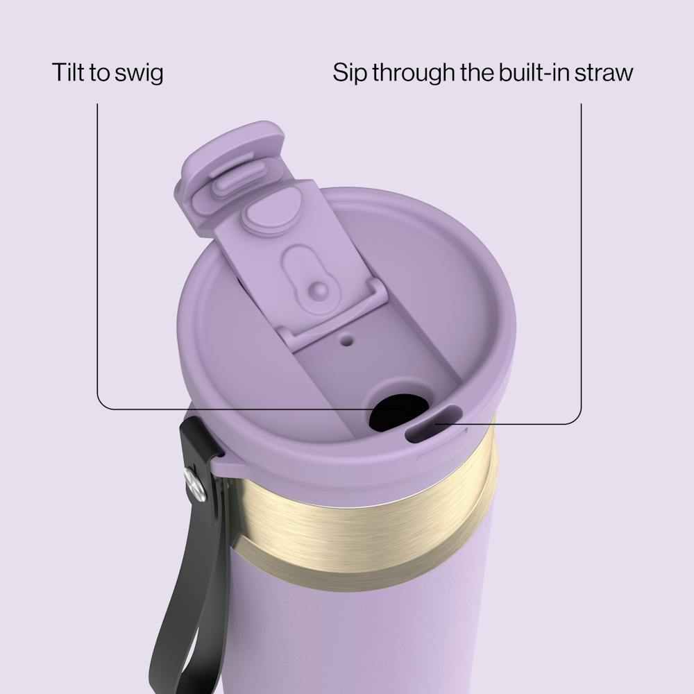24oz DualSip Bottle - Purple Carrot Champagne