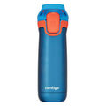 Contigo® Kids Casey Water Bottle with AUTOSEAL® Lid, 13oz - Blue Poppy with Coral
