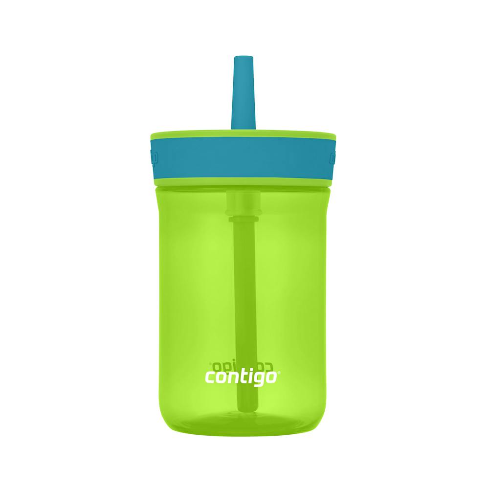 Contigo® Kids Leighton Spill-Proof Tumbler with Straw, 14 oz - Cool Lime Juniper