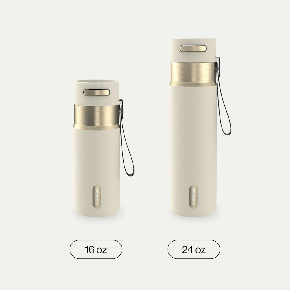 24 oz AutoSeal® Bottle - Oatmilk Champagne