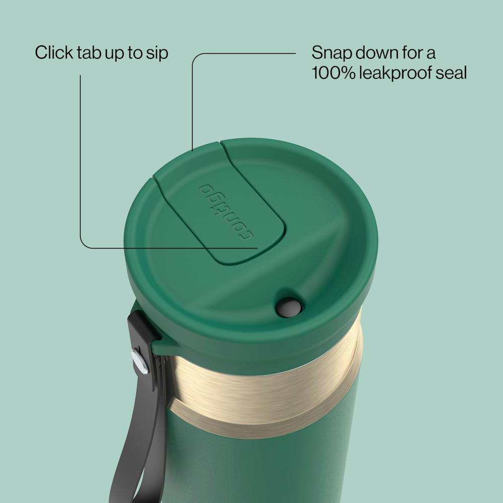 24oz SnapSeal™ Bottle - Dark Emerald Champagne